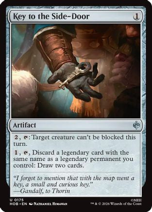 Key to the Side-Door  [Foil]  (HOB-175) - [The Hobbit]