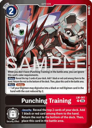Punching Training (LM-061) - [Limited Card Pack -Final Crest-] Foil