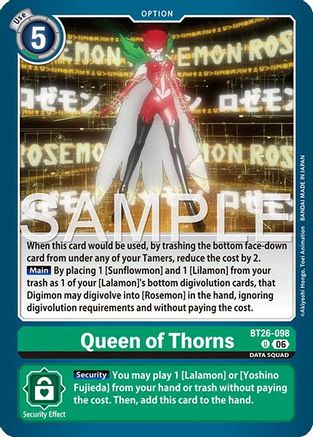 Queen of Thorns (BT26-098) - [Timeless Bonds]