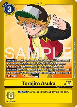 Torajiro Asuka (P-218) - [Limited Card Pack -Final Crest-] Foil