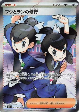 Tate & Liza's Training - 103/076 (Japanese)  103/076 - [M6 Storm Emeralda]