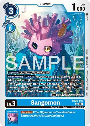 Sangomon (BT26-018) - [Timeless Bonds]