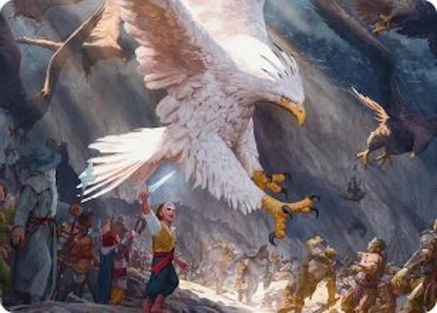 The Eagles Are Coming! Art Card  (ASHOB-003) - [Art Series: The Hobbit]
