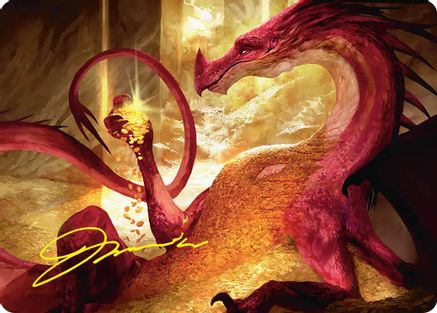 Gleaming Splendor Art Card (Gold-Stamped Signature)  (ASHOB-004) - [Art Series: The Hobbit]