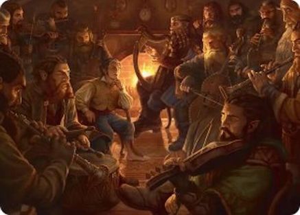 An Unexpected Party Art Card  (ASHOB-006) - [Art Series: The Hobbit]