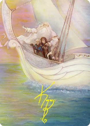 Dawn of a New Age Art Card (Gold-Stamped Signature)  (ASHOB-026) - [Art Series: The Hobbit]