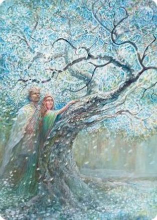 Flowering of the White Tree Art Card  (ASHOB-027) - [Art Series: The Hobbit]