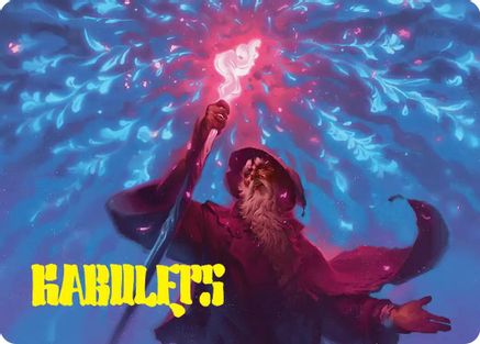 Wizard's Staff Art Card (Gold-Stamped Signature)  (ASHOB-015) - [Art Series: The Hobbit]