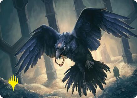 Most Decrepit Old Bird Art Card (Gold-Stamped)  (ASHOB-042) - [Art Series: The Hobbit]