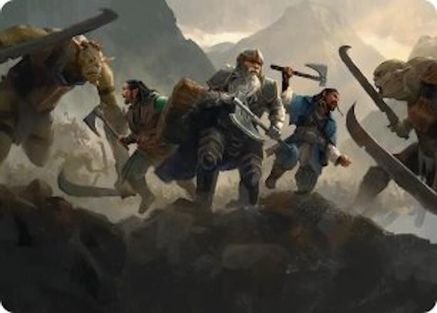 Struggle of Howling Steel Art Card  (ASHOB-051) - [Art Series: The Hobbit]