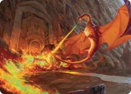 Smaug's Fury Art Card  (ASHOB-018) - [Art Series: The Hobbit]