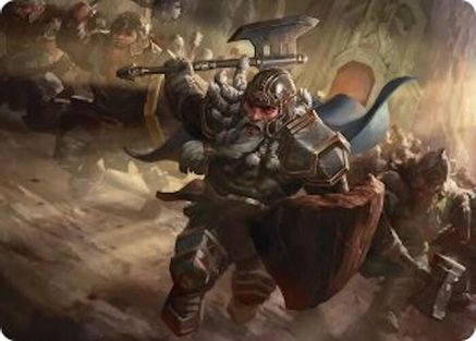 Thorin, Mountain-king Art Card  (ASHOB-019) - [Art Series: The Hobbit]