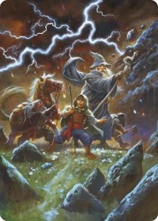 Call Forth the Tempest Art Card  (ASHOB-033) - [Art Series: The Hobbit]