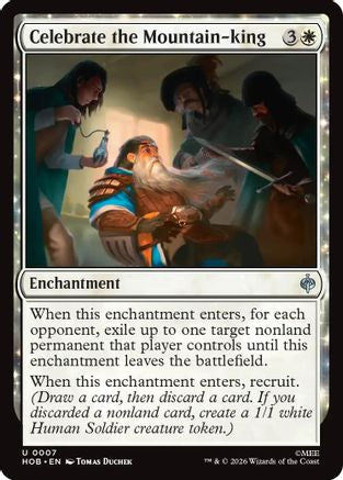 Celebrate the Mountain-king  [Foil]  (HOB-007) - [The Hobbit]