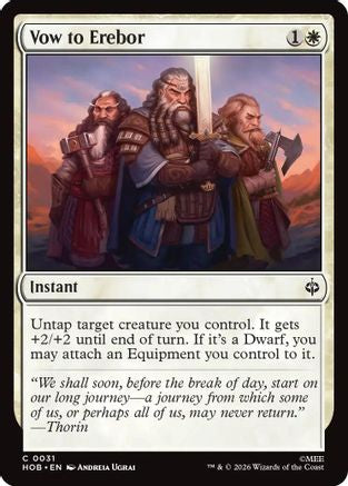 Vow to Erebor  (HOB-031) - [The Hobbit]