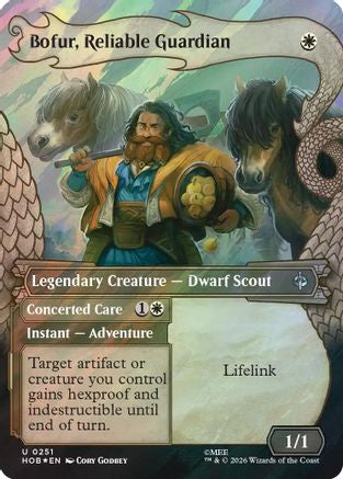 Bofur, Reliable Guardian (Showcase) (Surge Foil)  [Foil]  (HOB-251) - [The Hobbit]