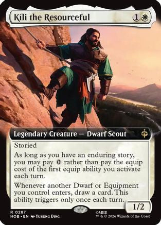Kili the Resourceful (Extended Art)  (HOB-287) - [The Hobbit]