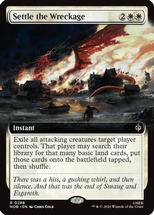 Settle the Wreckage (Extended Art)  [Foil]  (HOB-288) - [The Hobbit]