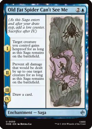 Old Fat Spider Can't See Me  [Foil]  (HOB-050) - [The Hobbit]