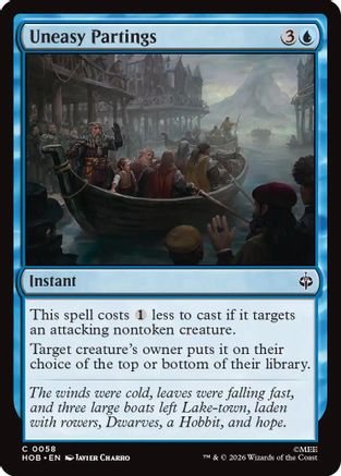 Uneasy Partings  (HOB-058) - [The Hobbit]