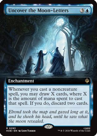 Uncover the Moon-Letters (Extended Art)  (HOB-293) - [The Hobbit]
