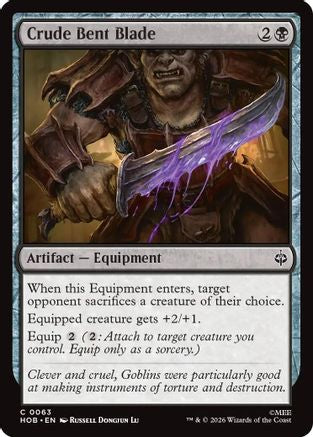 Crude Bent Blade  [Foil]  (HOB-063) - [The Hobbit]