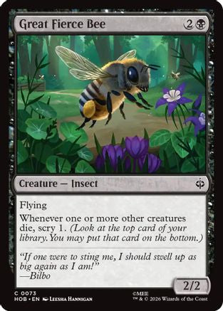 Great Fierce Bee  (HOB-073) - [The Hobbit]