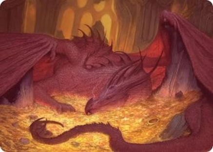 Smaug the Magnificent Art Card  (ASHOB-043) - [Art Series: The Hobbit]