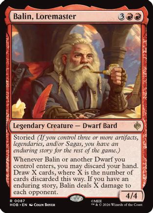 Balin, Loremaster  (HOB-087) - [The Hobbit]