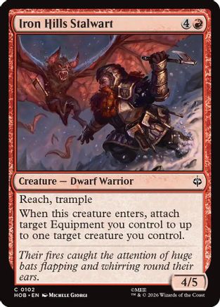 Iron Hills Stalwart  [Foil]  (HOB-102) - [The Hobbit]