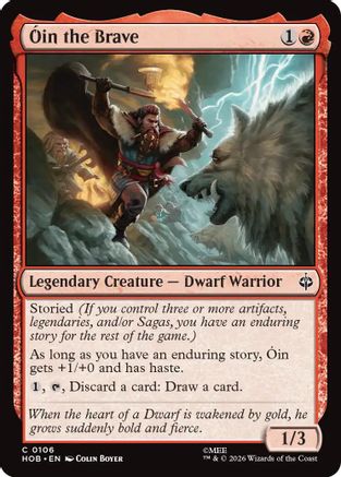 Oin the Brave  [Foil]  (HOB-106) - [The Hobbit]
