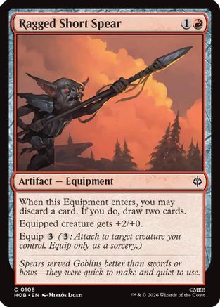 Ragged Short Spear  (HOB-108) - [The Hobbit]