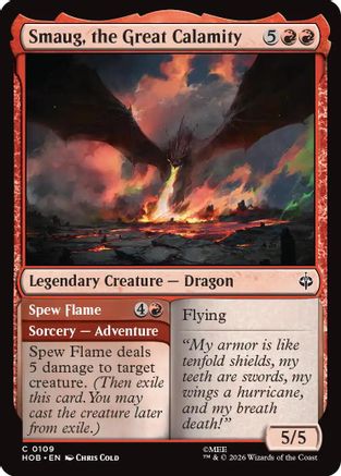 Smaug, the Great Calamity  (HOB-109) - [The Hobbit]