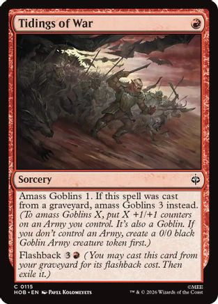 Tidings of War  [Foil]  (HOB-115) - [The Hobbit]