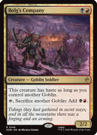 Bolg's Company  [Foil]  (HOB-149) - [The Hobbit]