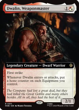 Dwalin, Weaponmaster (Extended Art)  (HOB-311) - [The Hobbit]