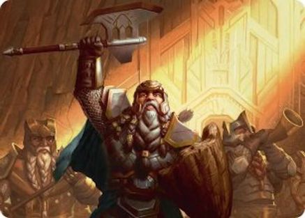 Thorin, Company's Leader Art Card  (ASHOB-047) - [Art Series: The Hobbit]