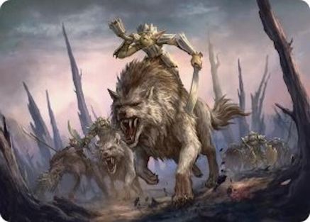 Signal the Onslaught Art Card  (ASHOB-052) - [Art Series: The Hobbit]