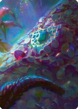 Necklace of Girion Art Card (12/12)  (ASHOB-012) - [Art Series: The Hobbit]