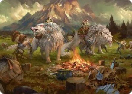 Mount Gundabad Mobilizes Art Card  (ASHOB-054) - [Art Series: The Hobbit]