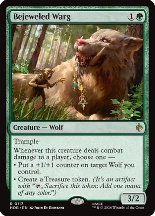 Bejeweled Warg  (HOB-117) - [The Hobbit]