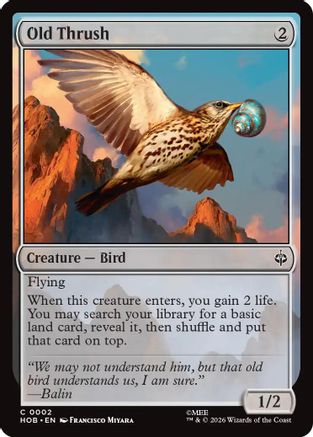 Old Thrush  (HOB-002) - [The Hobbit]