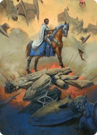 Aragorn, the Uniter Art Card  (ASHOB-034) - [Art Series: The Hobbit]