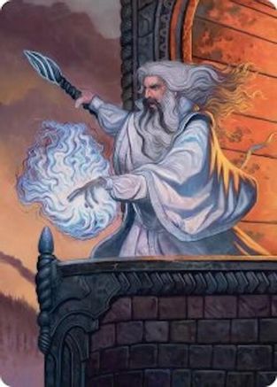 Saruman of Many Colors Art Card  (ASHOB-035) - [Art Series: The Hobbit]