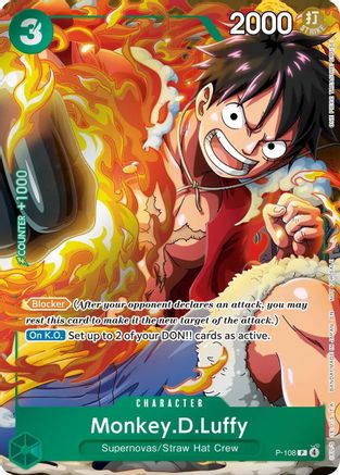 Monkey.D.Luffy (Event Pack Vol. 9) (P-108) - [One Piece Promotion Cards] Foil
