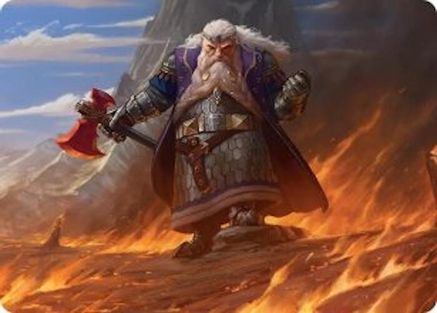 Dain of the Ancient Halls Art Card  (ASHOB-048) - [Art Series: The Hobbit]