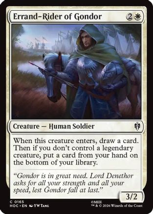 Errand-Rider of Gondor  (HOC-165) - [The Hobbit: Eternal-Legal]