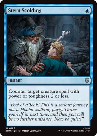 Stern Scolding  (HOC-183) - [The Hobbit: Eternal-Legal]