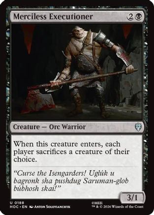 Merciless Executioner  (HOC-188) - [The Hobbit: Eternal-Legal]