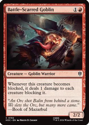 Battle-Scarred Goblin  (HOC-192) - [The Hobbit: Eternal-Legal]